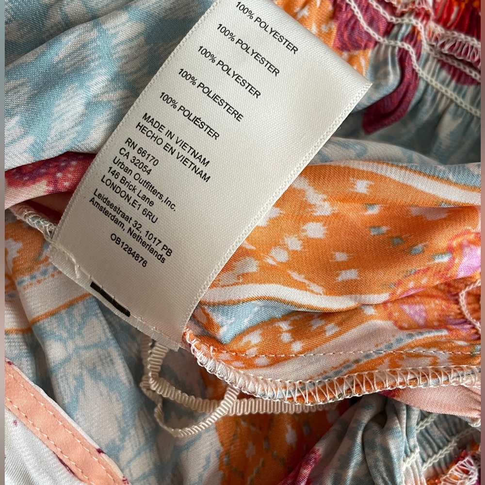 NWT! Free People XS,S,M Tied to You Tank. Tropical combo. $78 - Picture 12 of 14